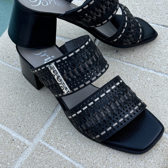 BRIGHTON Tonia Block Heels Sandals NWT Sz 7 - Picture 3 of 15